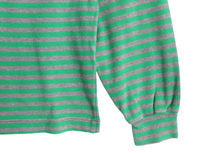 90s オールド ギャップ タートルネック ボーダー 長袖 Tシャツ メンズ レディース S / ロンT スムース コットン シングルステッチ ツートン