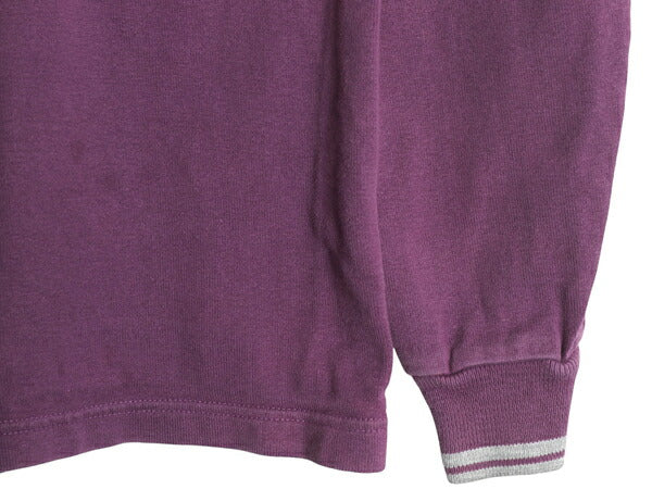 80s USA製 エルエルビーン モックネック ボーダー 長袖 Tシャツ メンズ レディース M / ヴィンテージ ロンT ラガーシャツ ヘビーウェイト