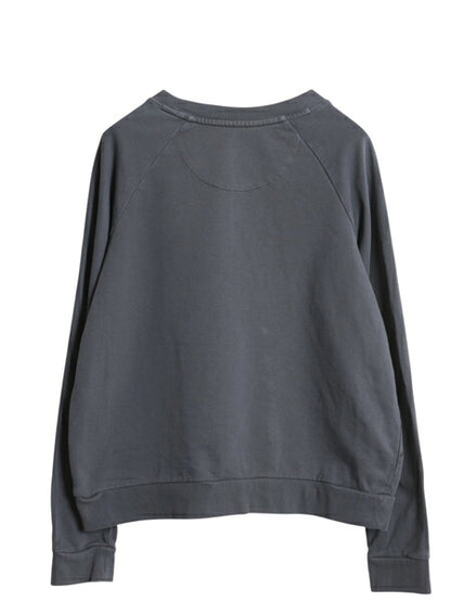 パタゴニア クルーネック スウェット レディース M / アウトドア トレーナー カットソー 長袖 Tシャツ ロンT 薄手 ワンポイント 白タグ 灰