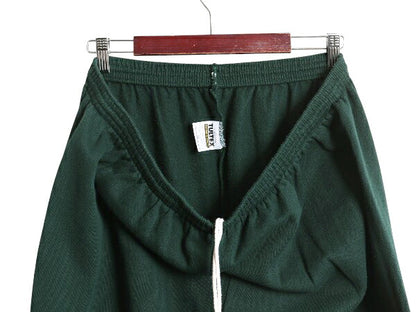 90s USA製 タルテックス 無地 スウェット パンツ メンズ XXXL オールド 裏起毛 トレーナー 大きいサイズ イージーパンツ シンプル グリーン