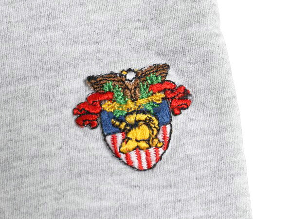 90s USA製 WEST POINT プリント スウェット メンズ XL オールド リバース タイプ トレーナー 軍物 ミリタリー 裏起毛 大きいサイズ グレー
