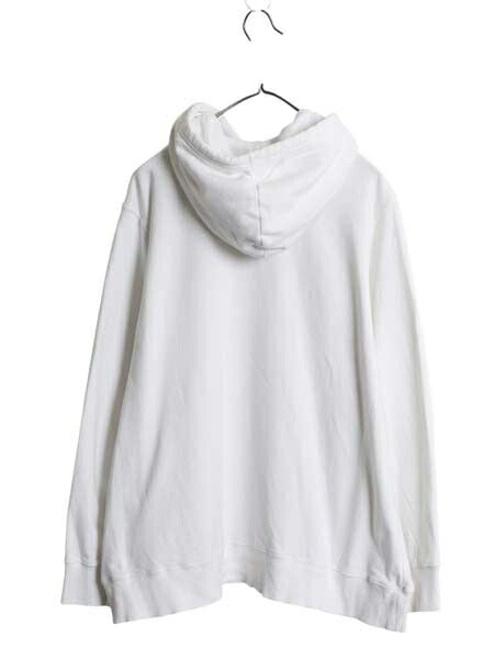 US企画 ノースフェイス スウェット フード パーカー レディース XXL メンズ XL 程/ トレーナー プルオーバー サガラ ワッペン 大きいサイズ