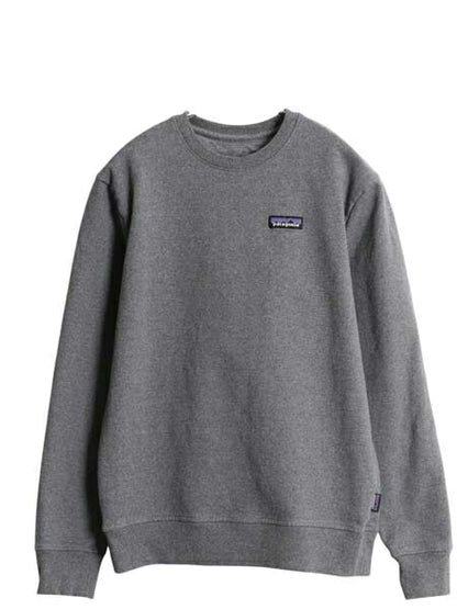 パタゴニア ワンポイント クルーネック スウェット メンズ S 古着 19年製 アウトドア トレーナー 裏起毛 ストレッチ ミドルウェイト グレー