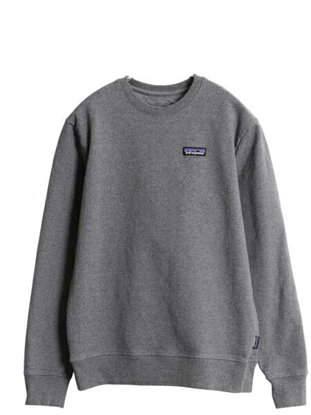 パタゴニア ワンポイント クルーネック スウェット メンズ S 古着 19年製 アウトドア トレーナー 裏起毛 ストレッチ ミドルウェイト グレー