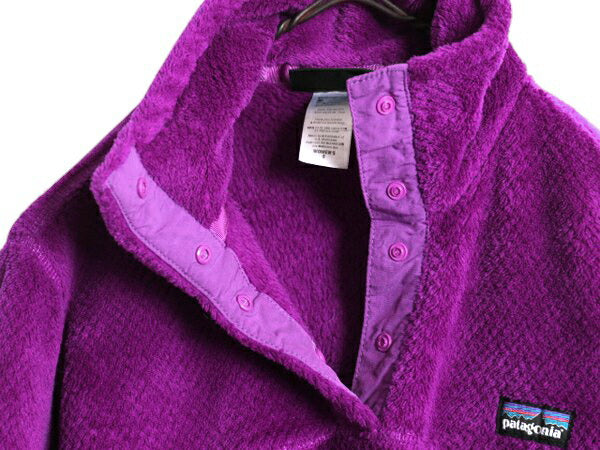 パタゴニア リツール スナップT プルオーバー ジャケット レディース S / 古着 13年製 Patagonia フリース アウトドア ブルゾン ハイネック