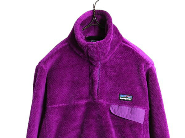 パタゴニア リツール スナップT プルオーバー ジャケット レディース S / 古着 13年製 Patagonia フリース アウトドア ブルゾン ハイネック
