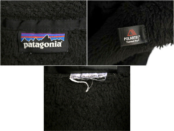 パタゴニア リツール スナップT プルオーバー ジャケット レディース S 程 / Patagonia フリース アウトドア ブルゾン ハイネック ブラック