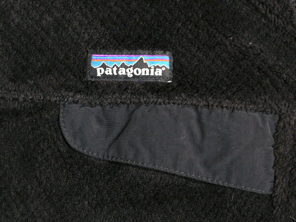 パタゴニア リツール スナップT プルオーバー ジャケット レディース S 程 / Patagonia フリース アウトドア ブルゾン ハイネック ブラック