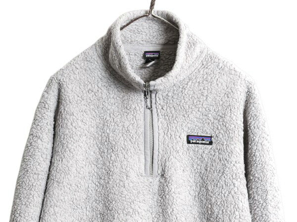 US企画 パタゴニア ロスガトス ハーフジップ レディース M / 21年製 Patagonia アウトドア フリース ジャケット プルオーバー ボア パイル