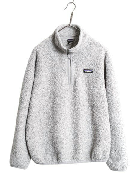 US企画 パタゴニア ロスガトス ハーフジップ レディース M / 21年製 Patagonia アウトドア フリース ジャケット プルオーバー ボア パイル