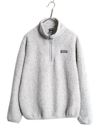 US企画 パタゴニア ロスガトス ハーフジップ レディース M / 21年製 Patagonia アウトドア フリース ジャケット プルオーバー ボア パイル