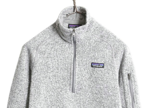 パタゴニア ベターセーター ハーフジップ レディース XS 17年製 Patagonia ニット フリース ジャケット プルオーバー ジャンパー 裏起毛 灰