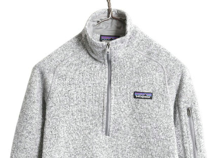 パタゴニア ベターセーター ハーフジップ レディース XS 17年製 Patagonia ニット フリース ジャケット プルオーバー ジャンパー 裏起毛 灰