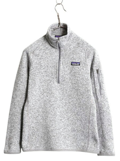 パタゴニア ベターセーター ハーフジップ レディース XS 17年製 Patagonia ニット フリース ジャケット プルオーバー ジャンパー 裏起毛 灰