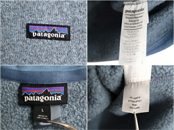 パタゴニア ベターセーター ハーフジップ レディース L / 古着 21年製 Patagonia アウトドア フリース ジャケット プルオーバー ジャンパー