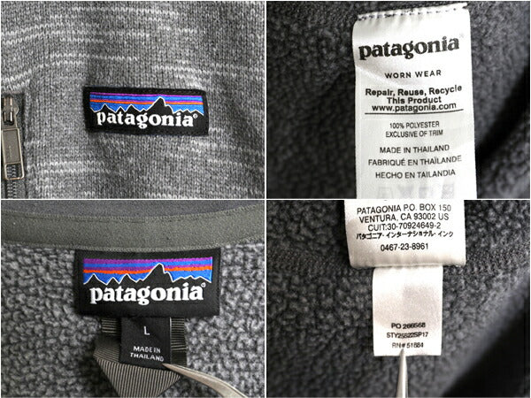 パタゴニア ベターセーター ハーフジップ メンズ L / 17年製 Patagonia アウトドア フリース ジャケット プルオーバー ブルゾン ハイネック