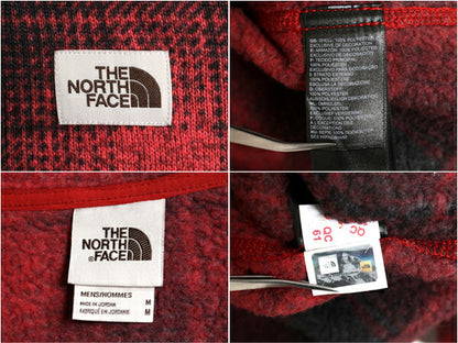 US企画 ノースフェイス チェック ゴードン ライオンズ ハーフジップ メンズ M 古着 The North Face フリース ジャケット ブルゾン オンブレ