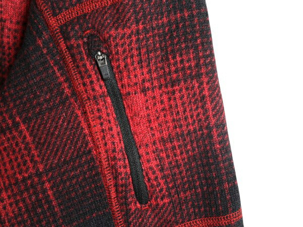 US企画 ノースフェイス チェック ゴードン ライオンズ ハーフジップ メンズ M 古着 The North Face フリース ジャケット ブルゾン オンブレ