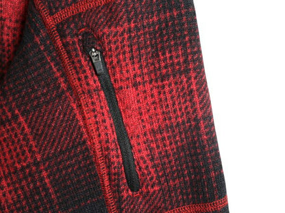 US企画 ノースフェイス チェック ゴードン ライオンズ ハーフジップ メンズ M 古着 The North Face フリース ジャケット ブルゾン オンブレ