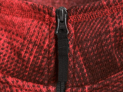 US企画 ノースフェイス チェック ゴードン ライオンズ ハーフジップ メンズ M 古着 The North Face フリース ジャケット ブルゾン オンブレ