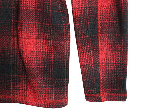 US企画 ノースフェイス チェック ゴードン ライオンズ ハーフジップ メンズ M 古着 The North Face フリース ジャケット ブルゾン オンブレ