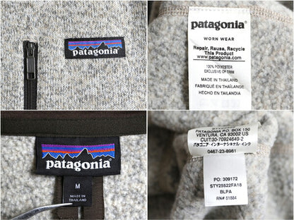 パタゴニア ベターセーター ハーフジップ メンズ M / 18年製 Patagonia アウトドア フリース ジャケット プルオーバー ハイネック ツートン