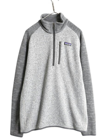 パタゴニア ベターセーター ハーフジップ メンズ L / 18年製 Patagonia アウトドア フリース ジャケット プルオーバー ハイネック ツートン