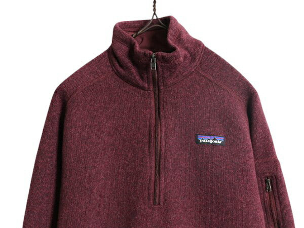 パタゴニア ベターセーター ハーフジップ レディース M / 古着 18年製 Patagonia アウトドア フリース ジャケット プルオーバー ハイネック