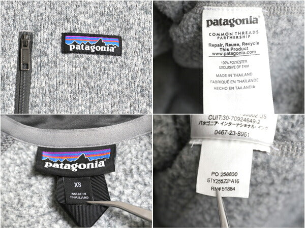 パタゴニア ベターセーター ハーフジップ メンズ XS 16年製 Patagonia アウトドア フリース ジャケット プルオーバー ハイネック ツートン