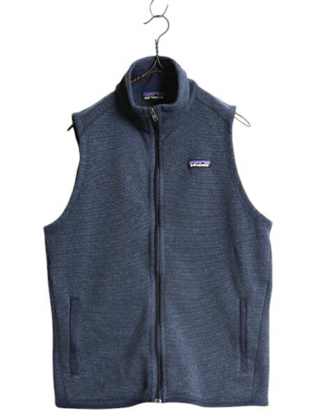 パタゴニア ベターセーター ベスト レディース L 15年製 Patagoniaフリース セーター 前開き フルジップ アウトドア ハイネック 重ね着 紺