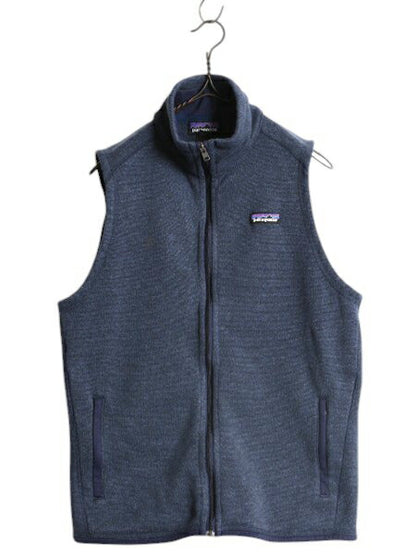 パタゴニア ベターセーター ベスト レディース L 15年製 Patagoniaフリース セーター 前開き フルジップ アウトドア ハイネック 重ね着 紺