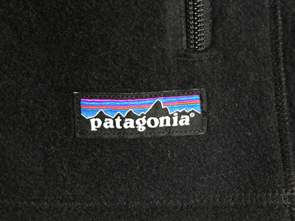 パタゴニア シンチラ フリース ベスト レディース XS / 古着 16年製 Patagonia アウトドア フルジップ 重ね着 前開き ハイネック ブラック