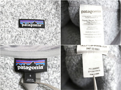 パタゴニア ベターセーター ハーフジップ レディース S 16年製 Patagonia ニット フリース ジャケット プルオーバー ジャンパー 裏起毛 灰