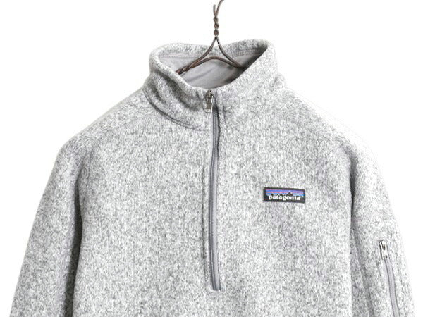 パタゴニア ベターセーター ハーフジップ レディース S 16年製 Patagonia ニット フリース ジャケット プルオーバー ジャンパー 裏起毛 灰