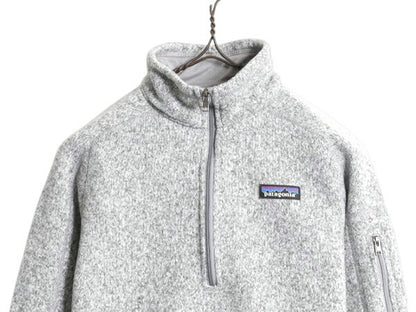パタゴニア ベターセーター ハーフジップ レディース S 16年製 Patagonia ニット フリース ジャケット プルオーバー ジャンパー 裏起毛 灰