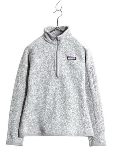 パタゴニア ベターセーター ハーフジップ レディース S 16年製 Patagonia ニット フリース ジャケット プルオーバー ジャンパー 裏起毛 灰
