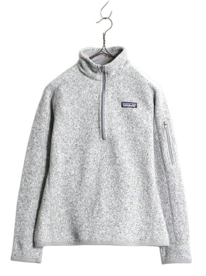 パタゴニア ベターセーター ハーフジップ レディース S 16年製 Patagonia ニット フリース ジャケット プルオーバー ジャンパー 裏起毛 灰