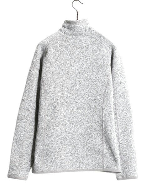 パタゴニア ベターセーター ハーフジップ レディース M 17年製 Patagonia ニット フリース ジャケット プルオーバー ジャンパー 裏起毛 灰