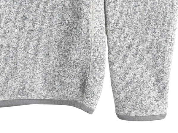 パタゴニア ベターセーター ハーフジップ メンズ M 18年製 Patagonia フリース ジャケット プルオーバー ブルゾン 裏起毛 カレッジ 刺繍 灰
