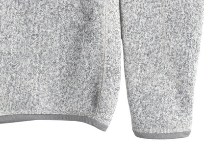 パタゴニア ベターセーター ハーフジップ メンズ M 18年製 Patagonia フリース ジャケット プルオーバー ブルゾン 裏起毛 カレッジ 刺繍 灰