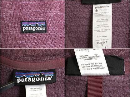 パタゴニア ベターセーター ハーフジップ レディース S 古着 12年製 Patagonia アウトドア フリース ジャケット プルオーバー ブルゾン 紫