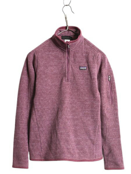 パタゴニア ベターセーター ハーフジップ レディース S 古着 12年製 Patagonia アウトドア フリース ジャケット プルオーバー ブルゾン 紫