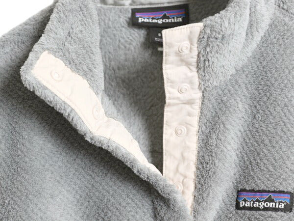パタゴニア リツール スナップT プルオーバー ジャケット レディース S 古着 18年製 Patagonia フリース アウトドア ブルゾン ハイネック