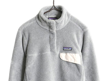 パタゴニア リツール スナップT プルオーバー ジャケット レディース S 古着 18年製 Patagonia フリース アウトドア ブルゾン ハイネック