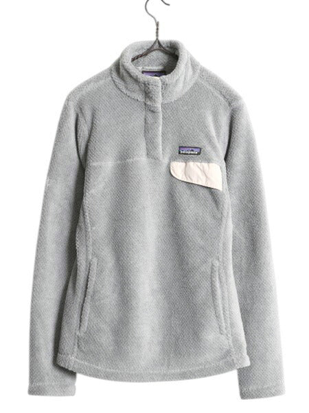 パタゴニア リツール スナップT プルオーバー ジャケット レディース S 古着 18年製 Patagonia フリース アウトドア ブルゾン ハイネック