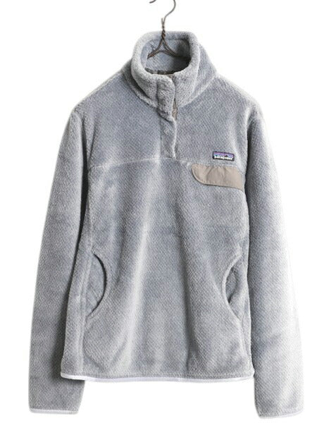 パタゴニア リツール スナップT プルオーバー ジャケット レディース M / 古着 10年製 Patagonia フリース アウトドア ブルゾン ハイネック
