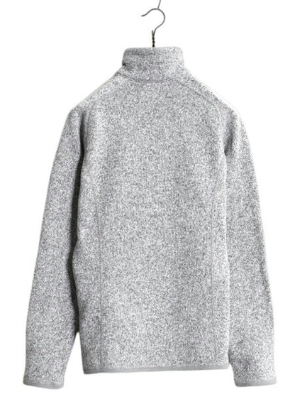 パタゴニア ベターセーター ハーフジップ レディース S 18年製 Patagonia ニット フリース ジャケット プルオーバー ジャンパー 裏起毛 灰