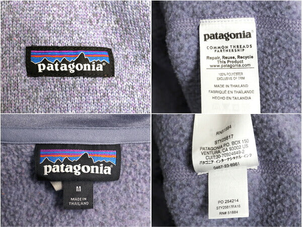 パタゴニア ベターセーター ハーフジップ レディース M / 古着 16年製 Patagonia アウトドア フリース ジャケット プルオーバー ジャンパー