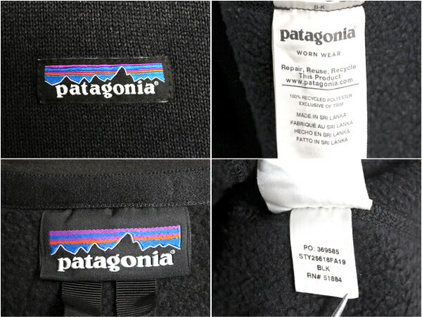 パタゴニア ベターセーター ハーフジップ レディース XL / 19年製 Patagonia アウトドア フリース ジャケット プルオーバー ジャンパー 黒