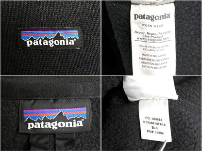 パタゴニア ベターセーター ハーフジップ レディース XL / 19年製 Patagonia アウトドア フリース ジャケット プルオーバー ジャンパー 黒